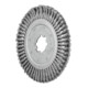 PFERD TOOLS Rundbürste gezopft RBG Ø 250x16x50,8 mm Bohrung Stahl-Draht-Ø 0,35 mm stationär-1