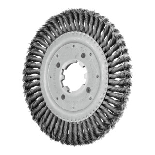 PFERD TOOLS Rundbürste gezopft RBG Ø 250x16x50,8 mm Bohrung Stahl-Draht-Ø 0,50mm stationär