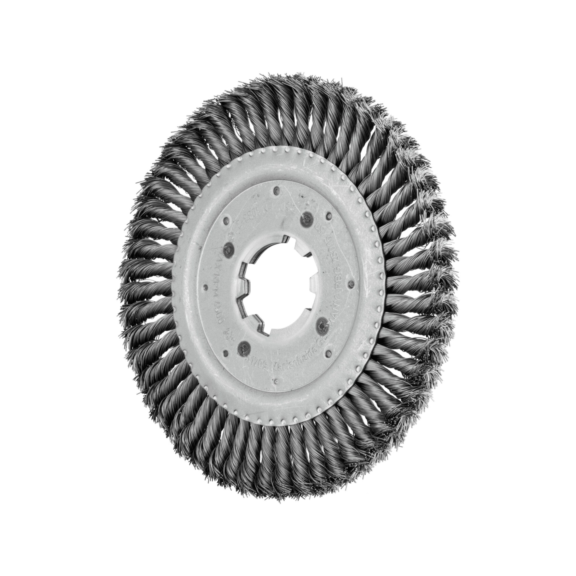 PFERD TOOLS Rundbürste gezopft RBG Ø 250x16x50,8 mm Bohrung Stahl-Draht-Ø 0,50mm stationär