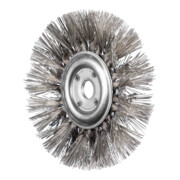 PFERD TOOLS Rundbürste gezopft RBG Ø190x30x22,2 mm Bohrung Edelstahl-Diamant-Draht Korn 400 stationär