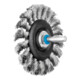 PFERD TOOLS Rundbürste gezopft RBG Ø76x12 mm Schaft-Ø6 mm Edelstahl-Draht-Ø0,35-1