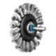 PFERD TOOLS Rundbürste gezopft RBG Ø76x12 mm Schaft-Ø6 mm Edelstahl-Draht-Ø0,50-1