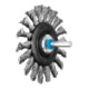 PFERD TOOLS Rundbürste gezopft RBG Ø76x6 mm Schaft-Ø6 mm Edelstahl-Draht-Ø0,50-1