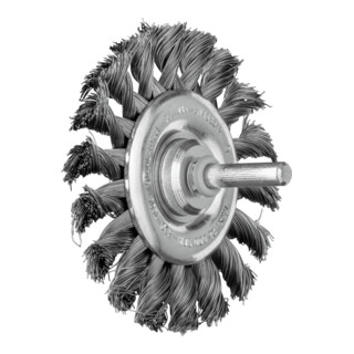 PFERD TOOLS Rundbürste mit Schaft, gezopft RBG 7012 Sathl