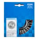 PFERD TOOLS Rundbürste gezopft RBG Ø 125x12 mm M14 Edelstahl-Draht-Ø 0,35 mm Winkelschleifer