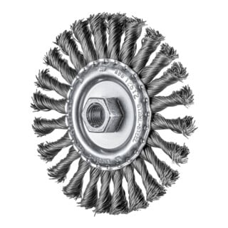PFERD TOOLS Rundbürste gezopft RBG Ø 125x12 mm M14 Stahl-Draht-Ø 0,50mm Winkelschleifer