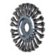 PFERD TOOLS Rundbürste gezopft RBG Ø 125x12x22,2 mm Stahl-Draht-Ø 0,50mm Winkelschleifer