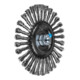 PFERD TOOLS Rundbürste gezopft RBG Ø 178x13 mm M14 Edelstahl-Draht-Ø 0,50mm Winkelschleifer