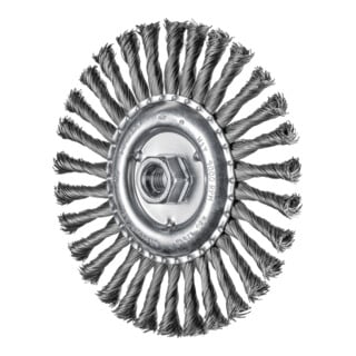 PFERD TOOLS Rundbürste gezopft RBG Ø 178x13 mm M14 Stahl-Draht-Ø 0,50mm Winkelschleifer