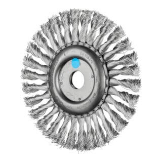PFERD TOOLS Rundbürste gezopft RBG Ø 178x13x22,2 mm Edelstahl-Draht-Ø 0,35 mm Winkelschleifer
