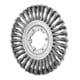 PFERD TOOLS Rundbürste gezopft RBG Ø 200x16x50,8 mm Bohrung Stahl-Draht-Ø 0,50mm stationär