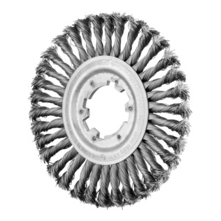 PFERD TOOLS Rundbürste gezopft RBG Ø 200x16x50,8 mm Bohrung Stahl-Draht-Ø 0,50mm stationär