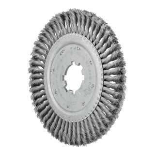 PFERD TOOLS Rundbürste gezopft RBG Ø 250x16x50,8 mm Bohrung Stahl-Draht-Ø 0,35 mm stationär