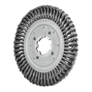 PFERD TOOLS Rundbürste gezopft RBG Ø 250x16x50,8 mm Bohrung Stahl-Draht-Ø 0,50mm stationär