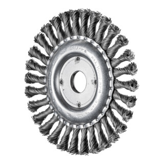 PFERD TOOLS Rundbürste gezopft RBG Ø150x13x22,2 mm Stahl-Draht-Ø0,60 Winkelschleifer