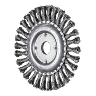 PFERD TOOLS Rundbürste gezopft RBG Ø150x13x22,2 mm Stahl-Draht-Ø0,60 Winkelschleifer