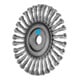 PFERD TOOLS Rundbürste gezopft RBG Ø178x13x22,2 mm Edelstahl-Draht-Ø 0,50mm Winkelschleifer