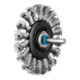 PFERD TOOLS Rundbürste gezopft RBG Ø76x12 mm Schaft-Ø6 mm Edelstahl-Draht-Ø0,50