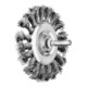 PFERD TOOLS Rundbürste gezopft RBG Ø76x12 mm Schaft-Ø6 mm Stahl-Draht-Ø0,50