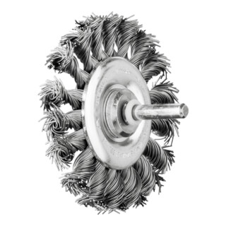 PFERD TOOLS Rundbürste mit Schaft, gezopft RBG 7012 Sathl