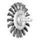 PFERD TOOLS Rundbürste gezopft RBG Ø76x6 mm Schaft-Ø6 mm Stahl-Draht-Ø0,50
