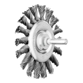 PFERD TOOLS Rundbürste mit Schaft, gezopft RBG 7012 Sathl