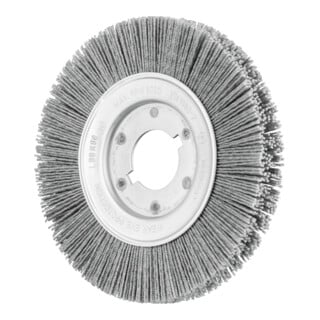 PFERD TOOLS Rundbürste schmal ungezopft RBU Ø 150x16xvariable Bohrung SiC-Filament-Ø 1,00mm Korn 80