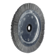 PFERD TOOLS Rundbürste schmal ungezopft RBU Ø 250x16xvariable Bohrung SiC-Filament-Ø 1,00mm Korn 80