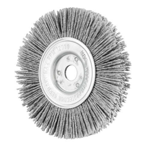 PFERD TOOLS Rundbürste schmal ungezopft RBU Ø100x12x12 mm Bohrung SiC-Filament-Ø0,90 Korn 80