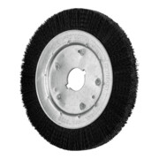 PFERD TOOLS Rundbürste schmal ungezopft RBU Ø200x16xvariable Bohrung Kunststoffbesatz-Ø0,40