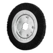 PFERD TOOLS Rundbürste schmal ungezopft RBU Ø200x16xvariable Bohrung Kunststoffbesatz-Ø0,40