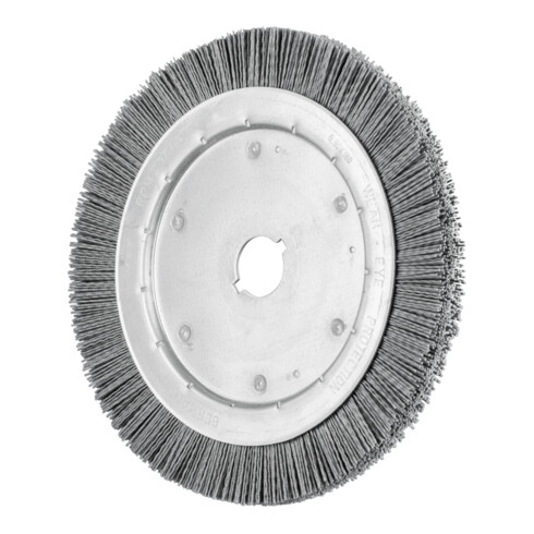 PFERD TOOLS Rundbürste schmal ungezopft RBU Ø250x16xvariable Bohrung SiC-Filament-Ø0,90 Korn 180