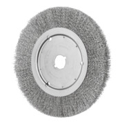 PFERD TOOLS Rundbürste schmal ungezopft RBU Ø250x20xvariable Bohrung Edelstahl-Draht-Ø0,30