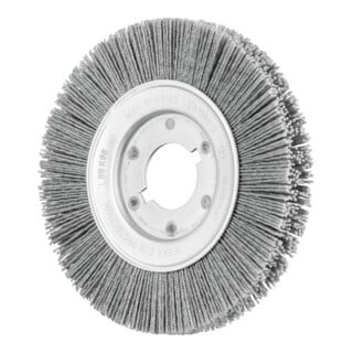 PFERD TOOLS Rundbürste schmal ungezopft RBU Ø 150x16xvariable Bohrung SiC-Filament-Ø 1,00mm Korn 80