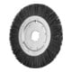 PFERD TOOLS Rundbürste schmal ungezopft RBU Ø 200x16xvariable Bohrung Keramik-Filament-Ø 1,10mm Korn 120