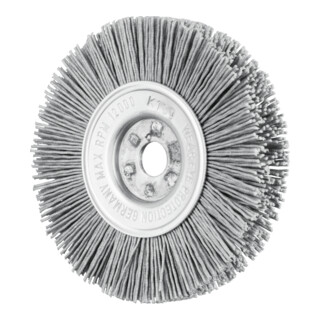PFERD TOOLS Rundbürste schmal ungezopft RBU Ø100x12x12 mm Bohrung SiC-Filament-Ø0,90 Korn 180
