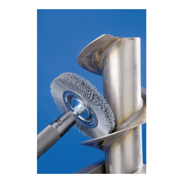 PFERD TOOLS Rundbürste schmal ungezopft RBU Ø100x12x12 mm Bohrung SiC-Filament-Ø0,90 Korn 80