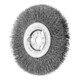 PFERD TOOLS Rundbürste schmal ungezopft RBU Ø125x12x14 mm Bohrung Stahl-Draht-Ø0,30