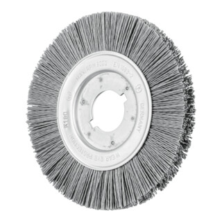 PFERD TOOLS Rundbürste schmal ungezopft RBU Ø150x16xvariable Bohrung SiC-Filament-Ø0,90 Korn 180