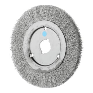 PFERD TOOLS Rundbürste schmal ungezopft RBU Ø200x16xvariable Bohrung Edelstahl-Draht-Ø0,30