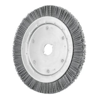 PFERD TOOLS Rundbürste schmal ungezopft RBU Ø250x16xvariable Bohrung SiC-Filament-Ø0,90 Korn 180