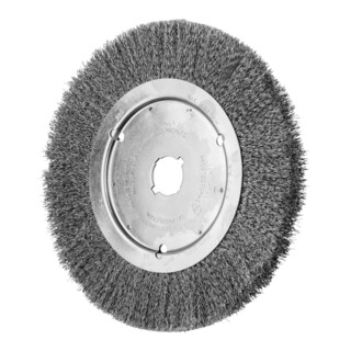 PFERD TOOLS Rundbürste schmal ungezopft RBU Ø250x20xvariable Bohrung Stahl-Draht-Ø0,25