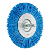PFERD TOOLS Rundbürste ungezopft RBU Ø 100mm Schaft-Ø 6 mm BLUE-Filament-Ø 1,10mm Korn 180 Bohrmaschinen