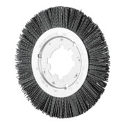 PFERD TOOLS Rundbürste ungezopft RBU Ø 200x13x50,8 mm Bohrung Keramik-Filament-Ø 1,10mm Korn 120 stationär