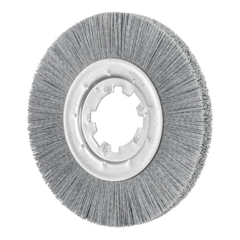 PFERD TOOLS Rundbürste ungezopft RBU Ø 200x13x50,8 mm Bohrung SiC-Filament-Ø 0,55 mm Korn 120 stationär