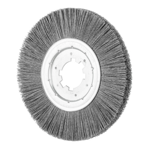PFERD TOOLS Rundbürste ungezopft RBU Ø 250x15x50,8 mm Bohrung SiC-Filament-Ø 0,55 mm Korn 120 stationär