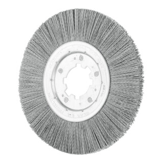 PFERD TOOLS Rundbürste ungezopft RBU Ø 250x15x50,8 mm Bohrung SiC-Filament-Ø 0,55 mm Korn 320 stationär