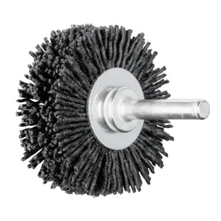 PFERD TOOLS Rundbürste ungezopft RBU Ø 50x15 mm Schaft-Ø 6 mm Keramik-Filament-Ø 1,10mm Korn 120