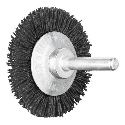 PFERD TOOLS Rundbürste ungezopft RBU Ø 50x4 mm Schaft-Ø 6 mm Keramik-Filament-Ø 0,55 mm Korn 120