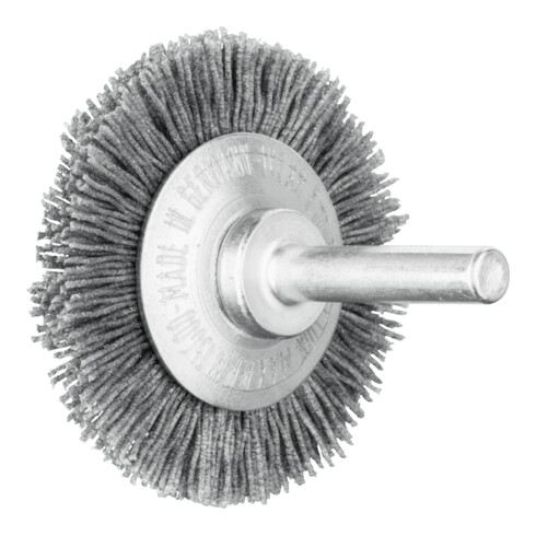 PFERD TOOLS Rundbürste ungezopft RBU Ø 50x4 mm Schaft-Ø 6 mm SiC-Filament-Ø 0,55 mm Korn 120
